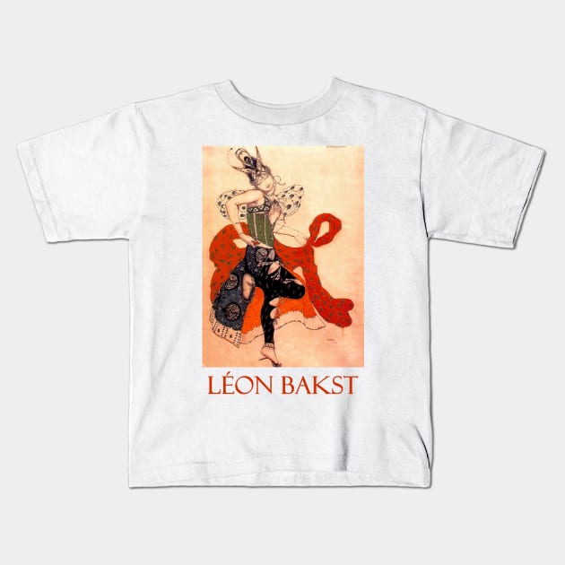 La Peri (1911) Theatre Costume Design by Léon Bakst Kids T-Shirt by Naves